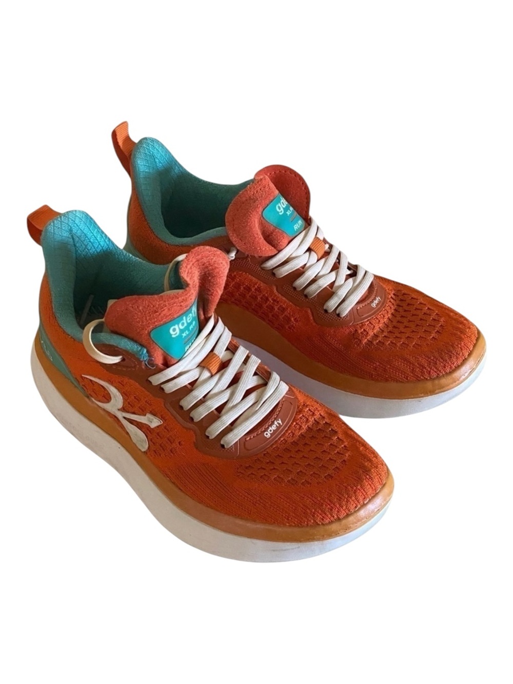GDEFY Gravity Defyer XLR8 Athleisure Running Shoes Women’s Size 6 Orange…